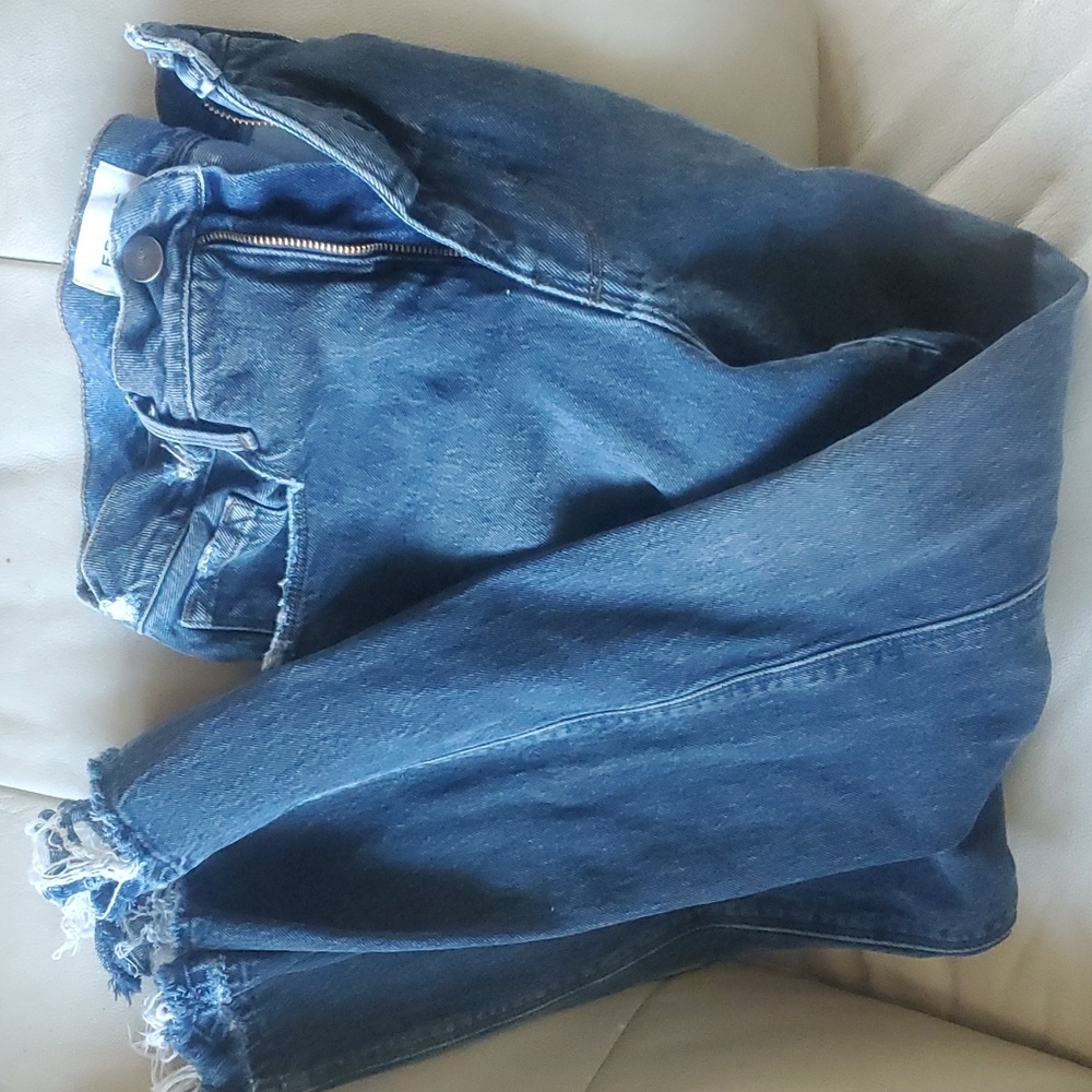 Frame denim LE SYLVIE CROP black jeans size 28